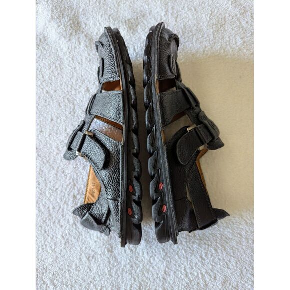 UPIShi Mens Casual Closed Toe Leather Adjustable Shoes/Sandals Sz 12.5 main image 6